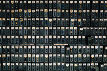 Antique File / Magazine Holders - Abandoned Courthouse