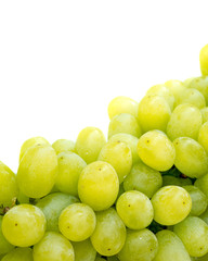 Grape isolated on white background with space for text