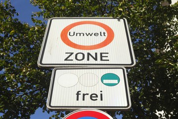 Verkehrsschild Umweltzone
