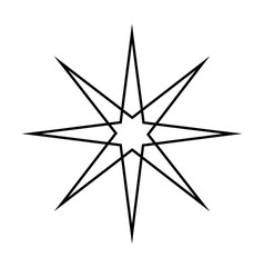 Obraz premium Abstract Star Frame Design