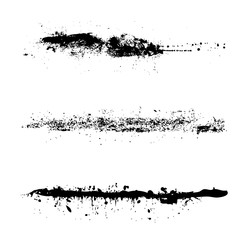Grunge Black Strokes