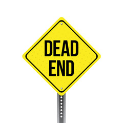 Dead End road sign