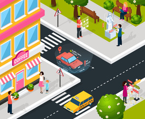 Virtual Augmented Reality City Composition