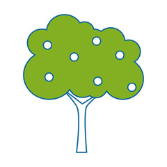 tree plant isolated icon
