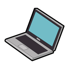 laptop computer isolated icon