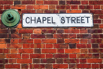 Fototapeta premium Street sign in England
