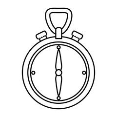 chronometer timer isolated icon