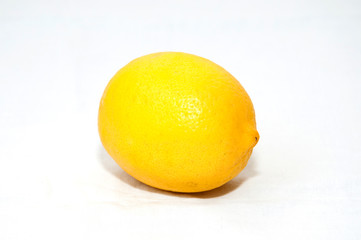 Lemon isolated on white background