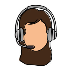 call center receptionist avatar