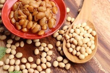Salted soy beans