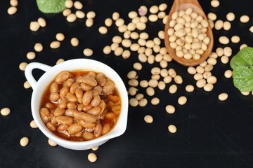 Salted soy beans