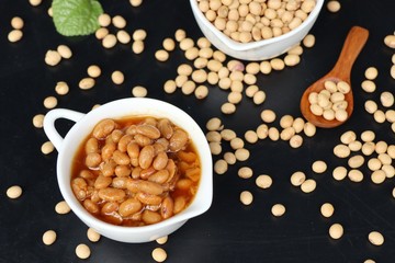 Salted soy beans