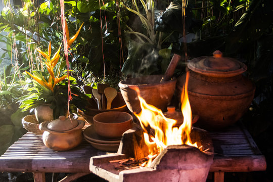 Earthen kitchen