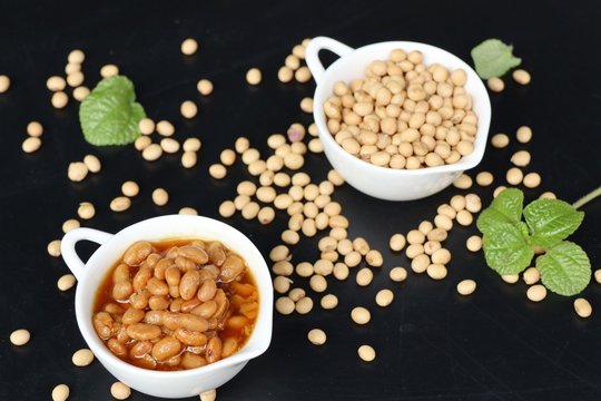 Salted soy beans