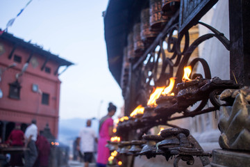 Fototapeta na wymiar Swoyambhunath Stupa Kathmandu, Nepal