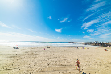 Obraz premium Bathers in Pacific Beach