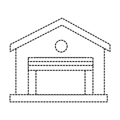 warehouse building isolated icon vector illustration design
