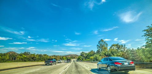Fototapeta na wymiar Traffic in Los Angeles