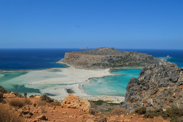 Fototapeta na wymiar Lagon de Balos, Crète, Grece