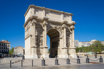 Fototapeta na wymiar Porte de Aix - Marseille, France