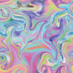 Marble seamless pattern in neon brightful colors.