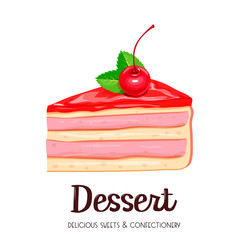 Vector cake icon.