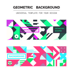 Abstract Geometric Backgrounds