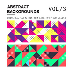 Abstract Geometric Backgrounds