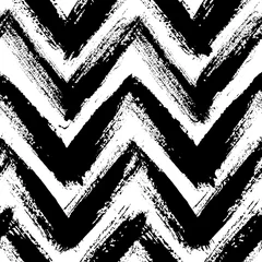 Wall murals Chevron Chevron Pattern from Brush Strokes