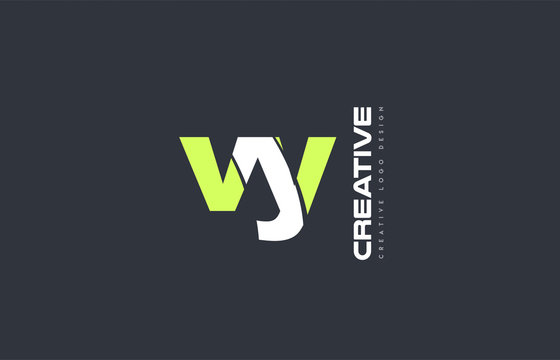 green letter vy v y combination logo icon company design joint joined