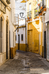 Narrow winding streets