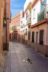 Narrow winding streets