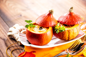 Kürbis Suppe 