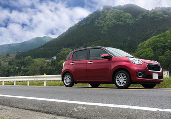 Naklejka premium ドライブ 乗用車 