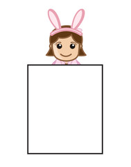 Happy Easter Banner - clip-art vector illustration