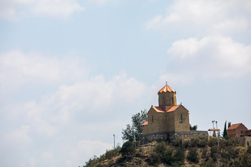 Fototapeta na wymiar Georgia View of the old Tbilisi 