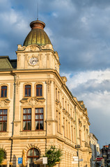 Fototapeta premium Buildings in the old town of Prerov, Czech Republic