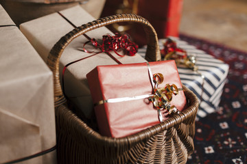 Christmas gifts under the tree