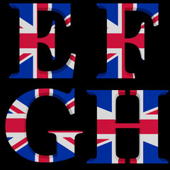 The Great British Alphabet E,F,G,H