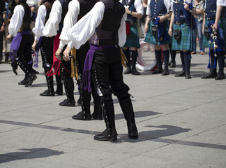 Spanish traditional dance group