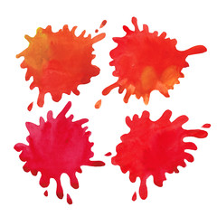 watercolor design elements  