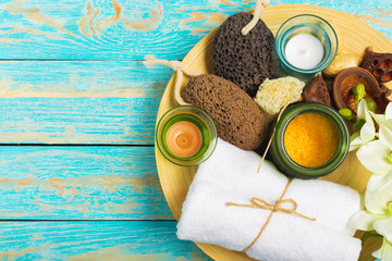 Spa background with a blank space