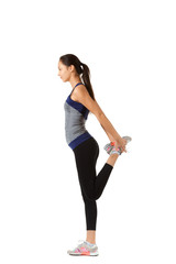 Fitness woman full length