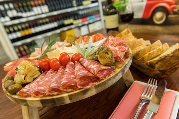 italienische Antipasti Platte
