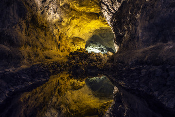 Underground lake / Cueva de los Verdes / Lanzarote / Canary Islands