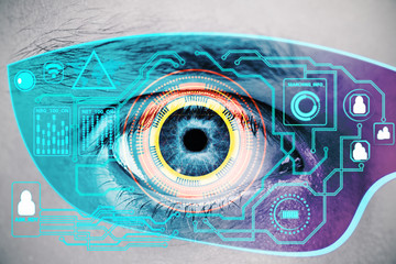 Visual technology concept