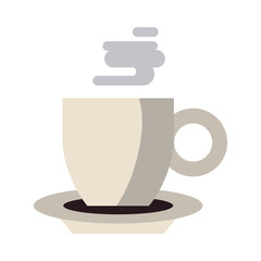 hot cup or mug icon image vector illustration design 