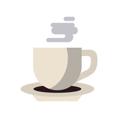 hot cup or mug icon image vector illustration design 