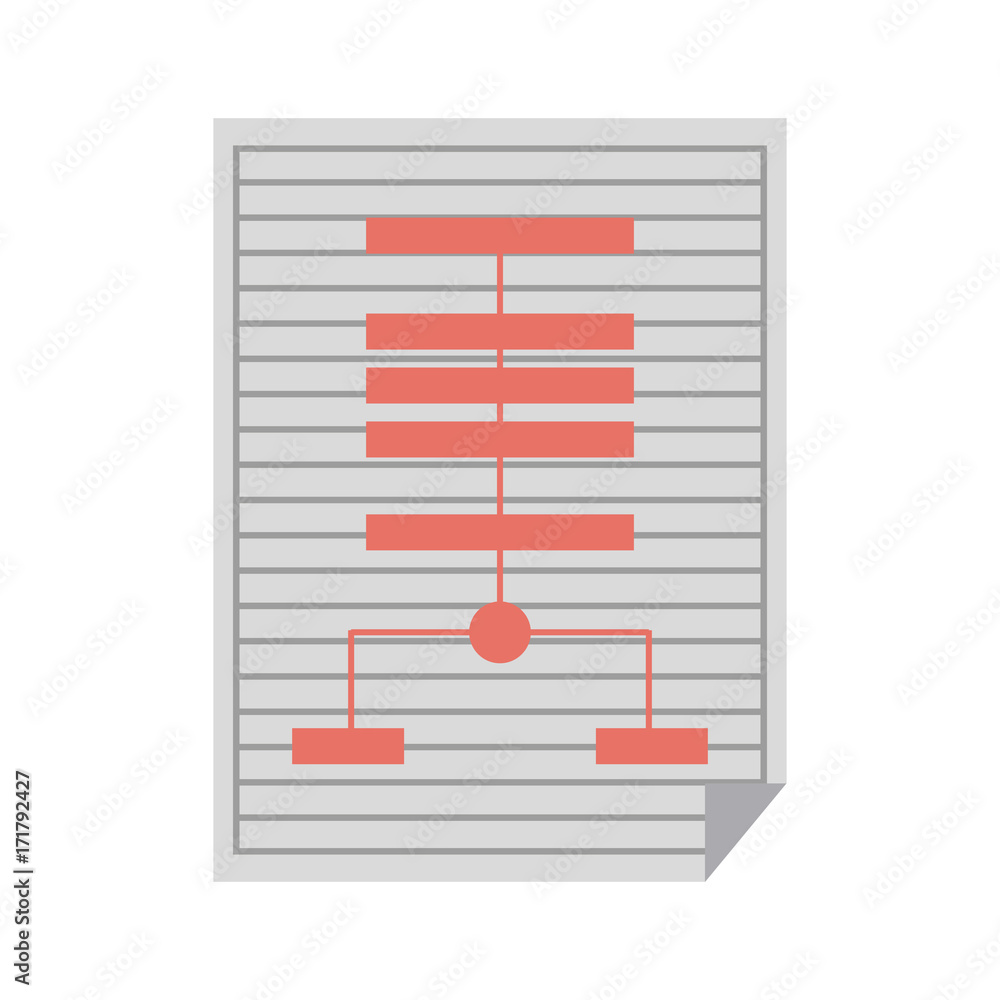 Poster graph chart icon image vector illustration design