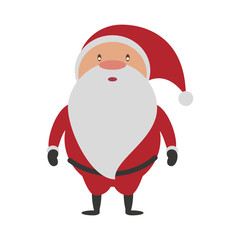 santa claus christmas related icon image vector illustration design 